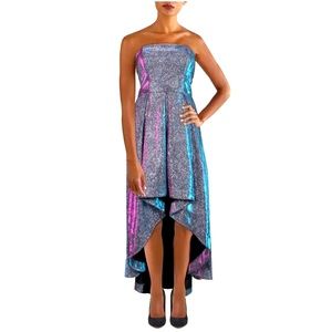 🌻 METALLIC GLITTER EVENING GOWN 🌻
